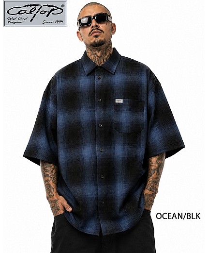 2000 S/S Plaid Color Base : OCEAN-BLACK